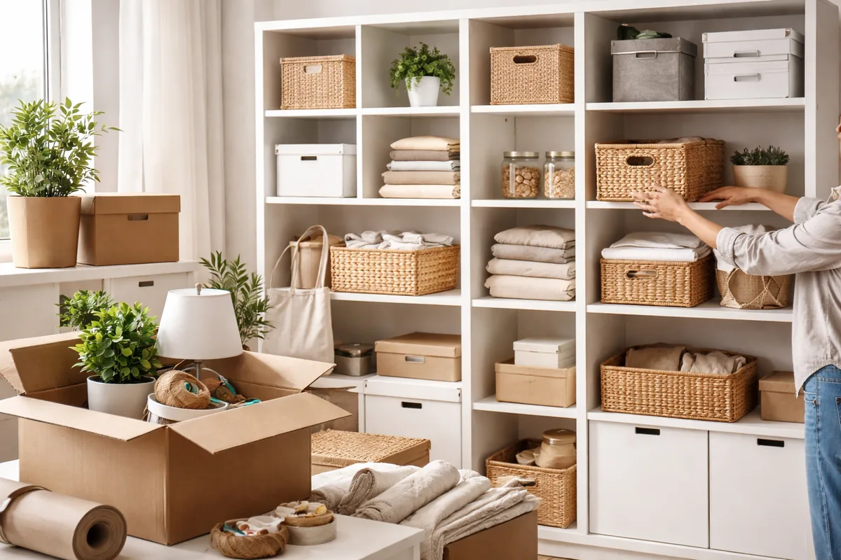 Comment préparer efficacement l'aménagement d'un nouvel espace de rangement après un déménagement