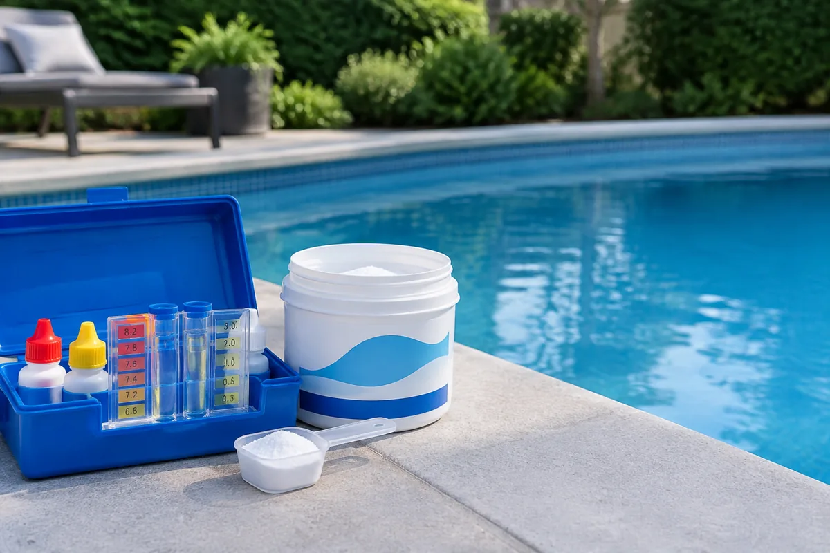 Comment réduire le pH d’une piscine sans abîmer le liner