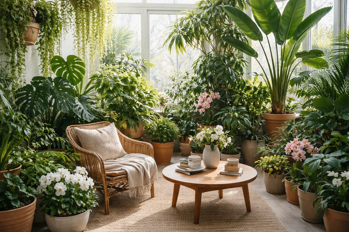 Les astuces pour un jardin d'hiver luxuriant