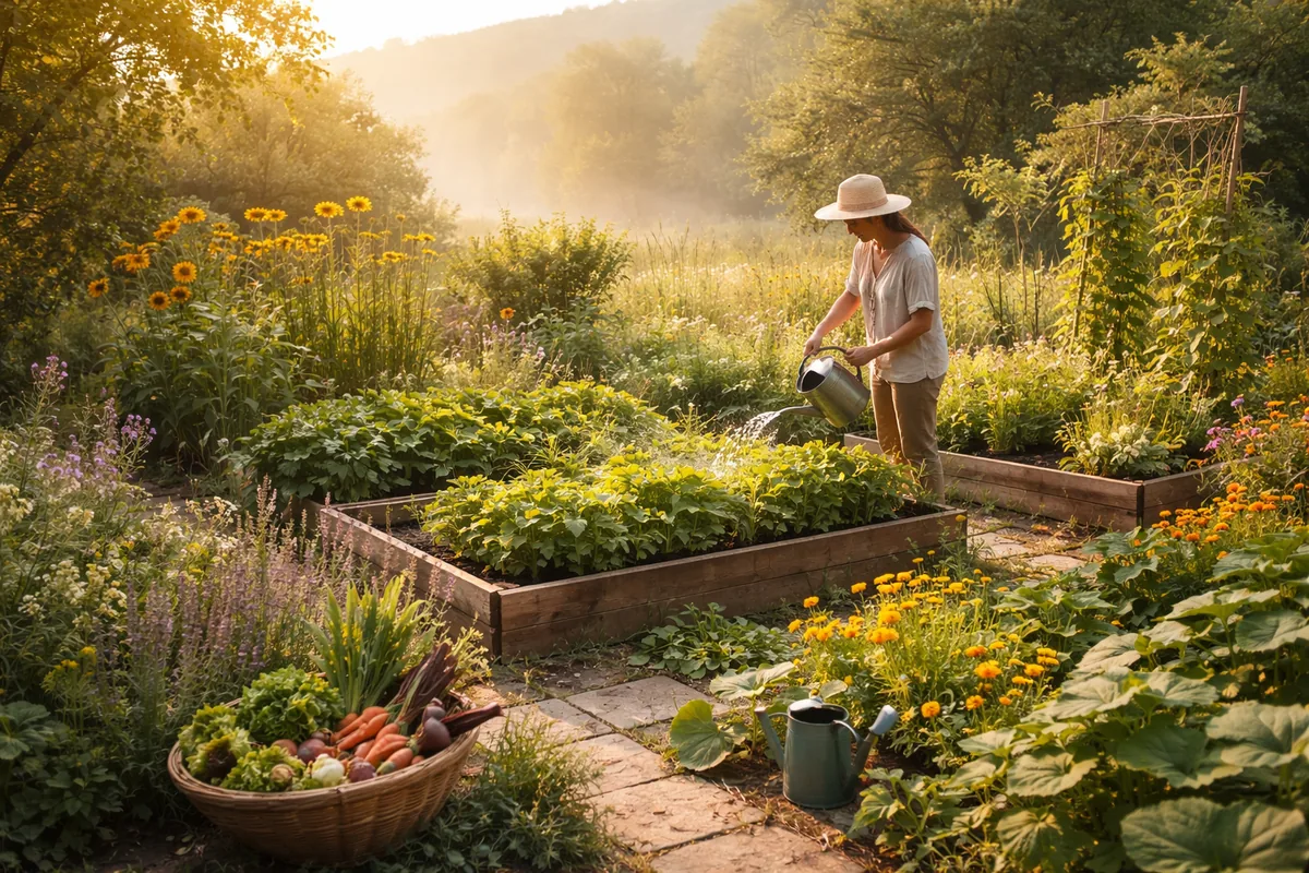 Créer un jardin en harmonie avec les cycles de la nature
