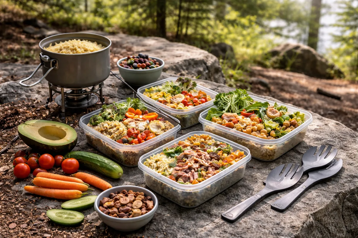 Comment préparer des repas sains pour la randonnée en pleine nature
